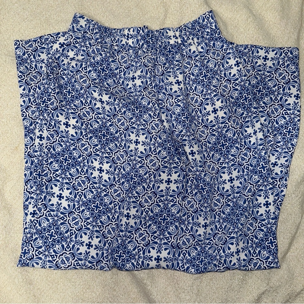 Express Blue Patterned Trousers - image 5